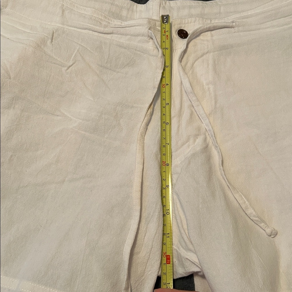 One Summer White Pants 100% cotton 2 XL - Picture 7 of 7